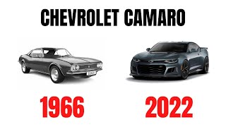 Chevrolet Camaro - (Evolution 1969 - 2022 ) - All generation - TechnoEvolution