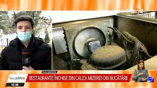Restaurante închise în județul Cluj din cauza mizeriei din bucătării