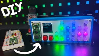 Raspberry Pi Pico - Binary Clock and Weather Monitor (WS2812b Version)