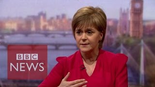 Nicola Sturgeon: SNP won't be a destructive force in Westminster - BBC News