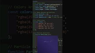 Dynamic Particle Effects | Advanced Cursor Interaction Tutorial (HTML + JavaScript)