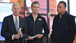 ‘Read the room’: Joe Biden’s awkward announcement during raging LA wildfires