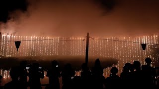 2016関原まつり千秋楽ナイアガラの滝　 Japan Fireworks in  Sekihara / Nagaoka city Niigata Pref.