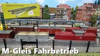 Fahrbetrieb auf dem M-Gleis - Märklin M-Gleis Modelleisenbahn