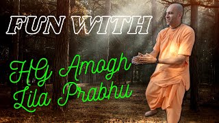 Fun With Amogh Lila Prabhu #mayapur #funny