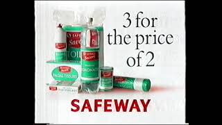 Safeway 'Savers 3 For 2' Advert 1995 (VHS Rip)