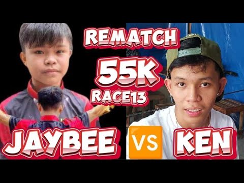 55k Rematch JAYBEE SUCAL 🆚 KEN BACOLOD Race13 - YouTube