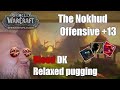 +13 The Nokhud Offensive Tyrannical | Blood DK M+ | Dragonflight WoW 10.2.7 Season 4