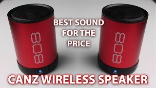 808 CANZ Wireless Bluetooth Speaker Unboxing, First Look and Test