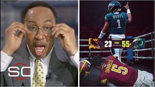 Eagles are going to win Super Bowl! - Stephen A. on Eagles DOMINATE Commanders 55-23 in NFC Champ