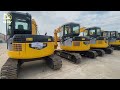 komatsu pc78us 6 pc78us mini excavator 360 degrees display