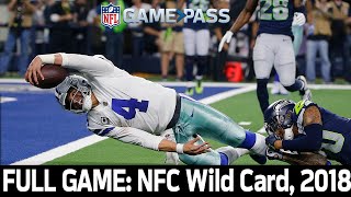 A Playoff Matchup Worth the Hype: Seahawks vs. Cowboys 2018 NFC Wild Card FULL GAME