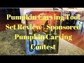 Pumpkin Carving Tool Set Review | Sponsored Pumpkin Carving Contest