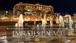 Emirates Palace Hotel Abu Dhabi Tour 4k