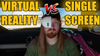 SIM DRIFTING in VR vs SINGLE SCREEN