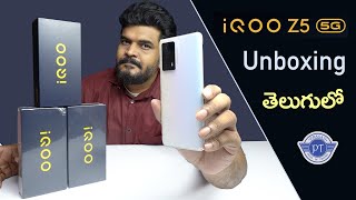 iQOO Z5 5G Unboxing & initial impressions || in Telugu || Effective price  ₹20,990 ||