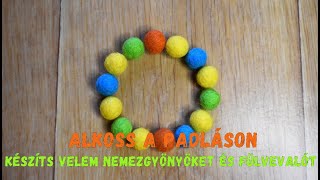 Alkoss a Padláson - Készíts nemezgyöngyöt és fülbevalót! - DIY