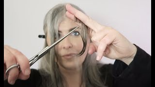 Long subtle layers - haircut DIY