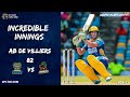 An AMAZING batting display by AB De Villiers at the Kensington Oval!