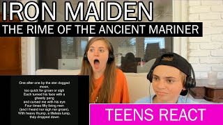 Teens Reaction - Iron Maiden ( The Rime Of The Ancient Mariner ) Lyrics