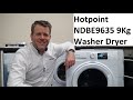 Hotpoint NDBE9635 9Kg Washer Dryer Instructions and Explanation