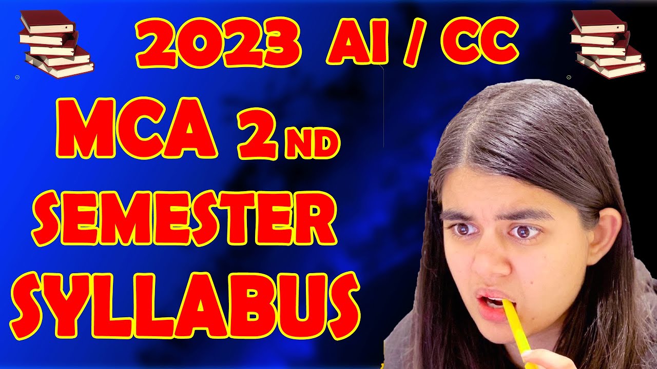 MCA 2ND SEMESTER SYLLABUS || MCA SYLLABUS 2023 - YouTube