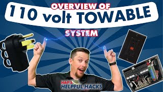 Full description of the 110 Volt System on RV Towables.