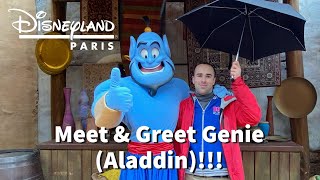 Disneyland Paris: Meet \u0026 Greet Genie (Aladdin) [December 2nd 2024]