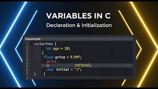 Variables in C | Declaration & Initialization with Practical Example