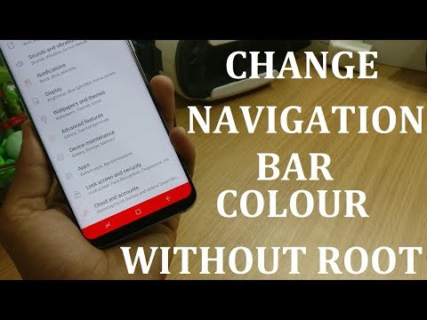 | SAMSUNG S8/S8+ |Manually Change navigation bar colour without ROOT | | SAMSUNG S8/S8+ |Manually Change navigation bar colour without ROOT |
