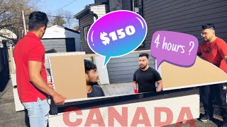 Boht Aukhi Shift par Boht Jada Paise 🇨🇦🇨🇦 | $150 in 4 hours | Canada | Pav Vlogs