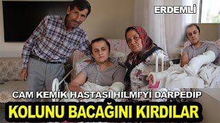 ENGELLİ GENCİN KOLUNU BACAĞINI KIRDILAR