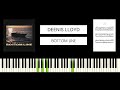 Dennis Lloyd - Bottom Line (BEST PIANO TUTORIAL & COVER)