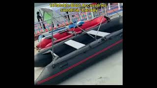 Inflatable Boat Accessories. Sunshine Canopy #boatcanopy #boating #boat #sunshade #boatshade