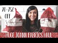 HUGE JOANN FABRICS HAUL | CLEARANCE SALE 70-75% OFF | LOTS OF WINTER CRAFT SUPPLIES AND FLORAL ITEMS