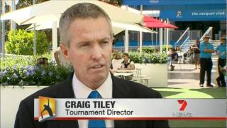 Seven News Sydney - Tennis Players Behaving Badly (18/1/2012)