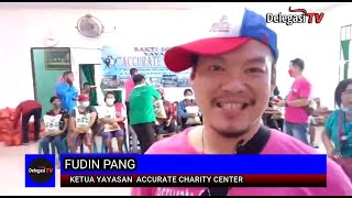 Ratusan Pemulung Medan Mendapatkan Sembako dari Accurate Charity Center