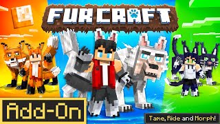 FUR CRAFT ADDON Morphs you into ANIMALS Beasts in Minecraft Bedrock Edition