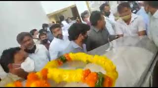 AP IT Minister Mekapati Goutham Reddy's physical body at home from Apollo Hospital