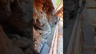 Cliff road gap repair process