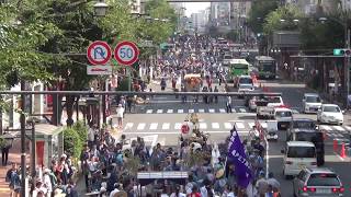 亀戸香取神社例大祭2018 各町神輿連合渡御その1【五之橋～亀戸駅前】