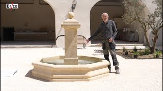 Installer une fontaine en pierre de taille -Tuto bricolage avec Robert