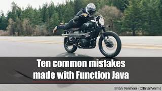 Ten common mistakes made in Functional Java