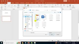 How to insert object in PowerPoint slide