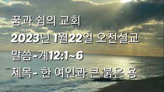 1월 22일 오전설교  한 여인과 붉은 용