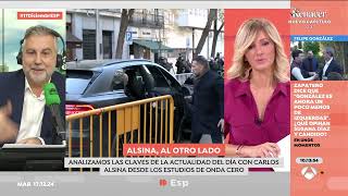 Alsina analiza con Susanna Griso las declaraciones de Aldama por el 'caso Koldo'