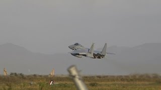 20151007 本日の松島基地 F-15 タッチアンドゴー