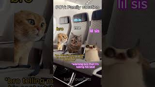 POV family vacations PT 2 |  #cats #funny #relatable #memes #shorts