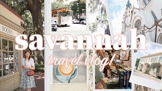 EXPLORING SAVANNAH GEORGIA 📚☕✨ Bookshops, a Ghost Tour, and all the Cute Cafes! (\u0026 A Yarn Haul!)