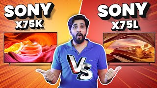 Sony X75L vs Sony X75K Google TV? Which Should you buy in 2023 | Hindi